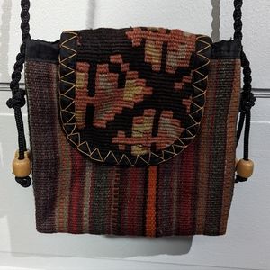 Vintage Bohemian Turkish Kilim Persian Shoulder Bag